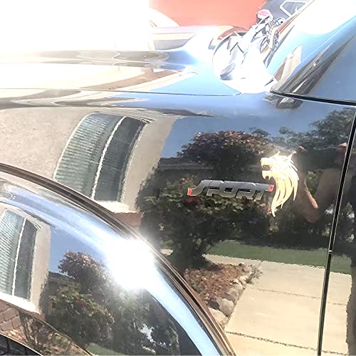 Itobest 1Pack Metal Car Sport Sticker, 3D Premium Car Side Fender Rear Trunk Emblem Logo Badge Decals Compatible For Ford/Jeep/Bmw/Dodge Ram/Cadillac/Benz/Chrysler/Toyota/Nissan/Chevrolet(Black) #TOP6