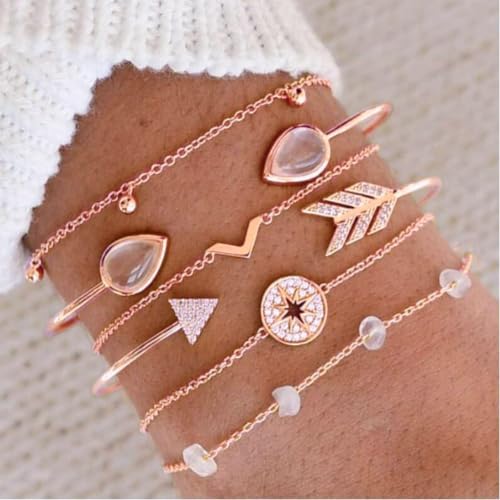 Image of NEWITIN 69 Pcs Gold Jewelry Set for Women Hypoallergenic Bohemian Jewelry