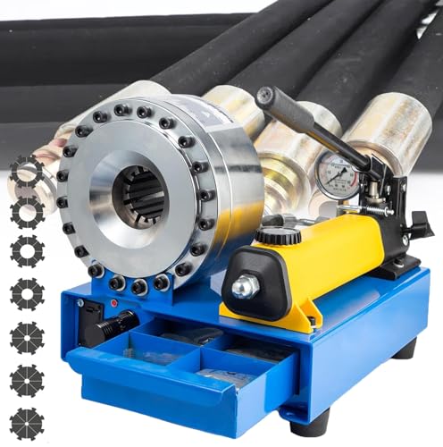Hydraulic Hose Crimping Tool with 7 Dies