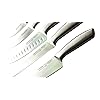 Cucina Napoli Kitchen Knife Set of 5 Piece | Satin Finish Blade with Hollow Handle | Includes 3.5" Paring, 5" Utility, 7" Santoku, 8" Bread, 8" Chef Knives