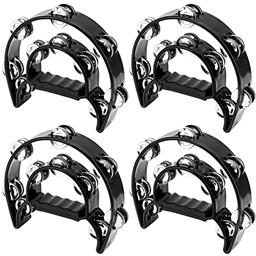 Tambourin musical pour animer vos soirées karaoké et fêtes entre amis - Set de 4 percussions
