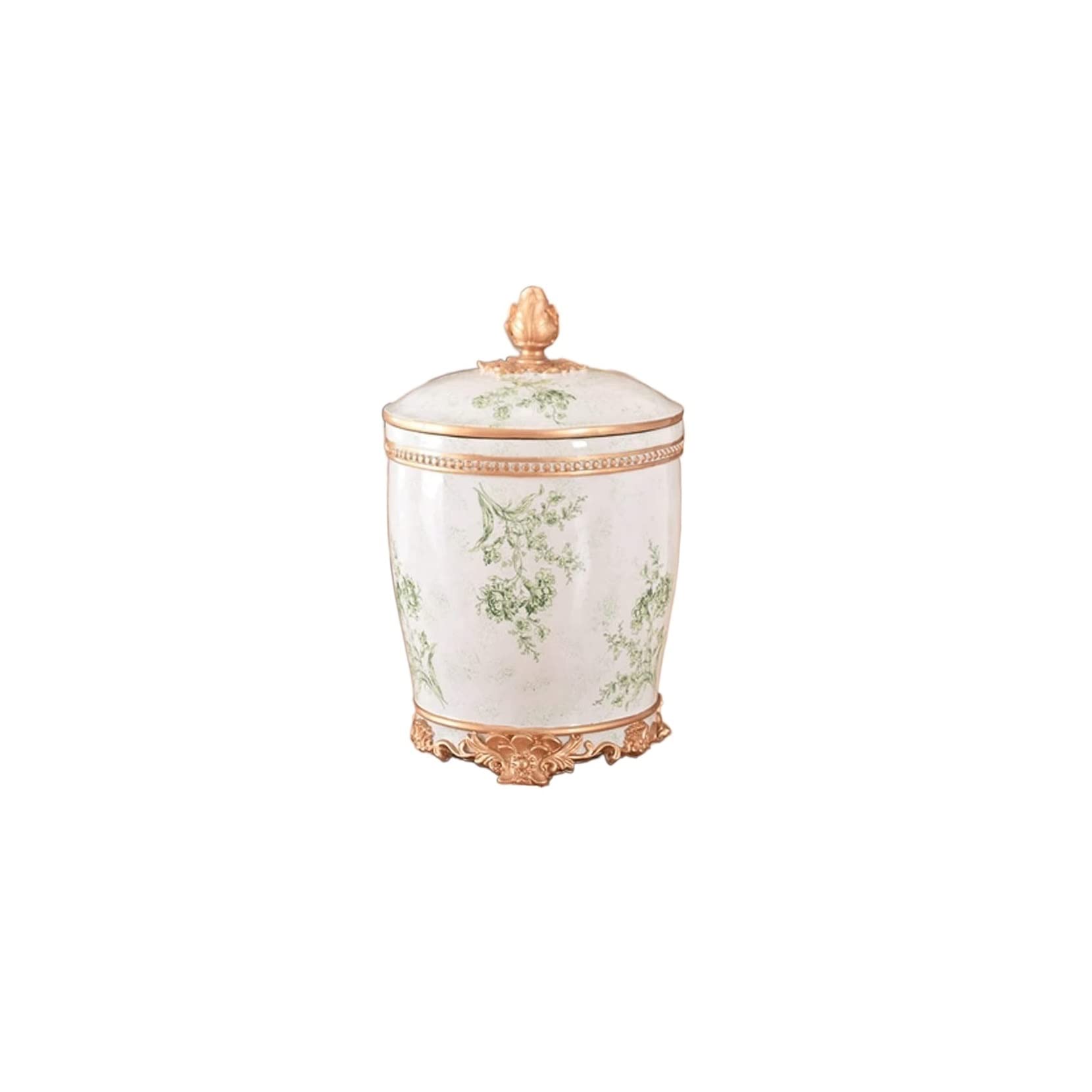 Garbage Cans Garbage Cans Trash Can with Lid European Resin Storage Bucket Creative Home Decoration for Home Office