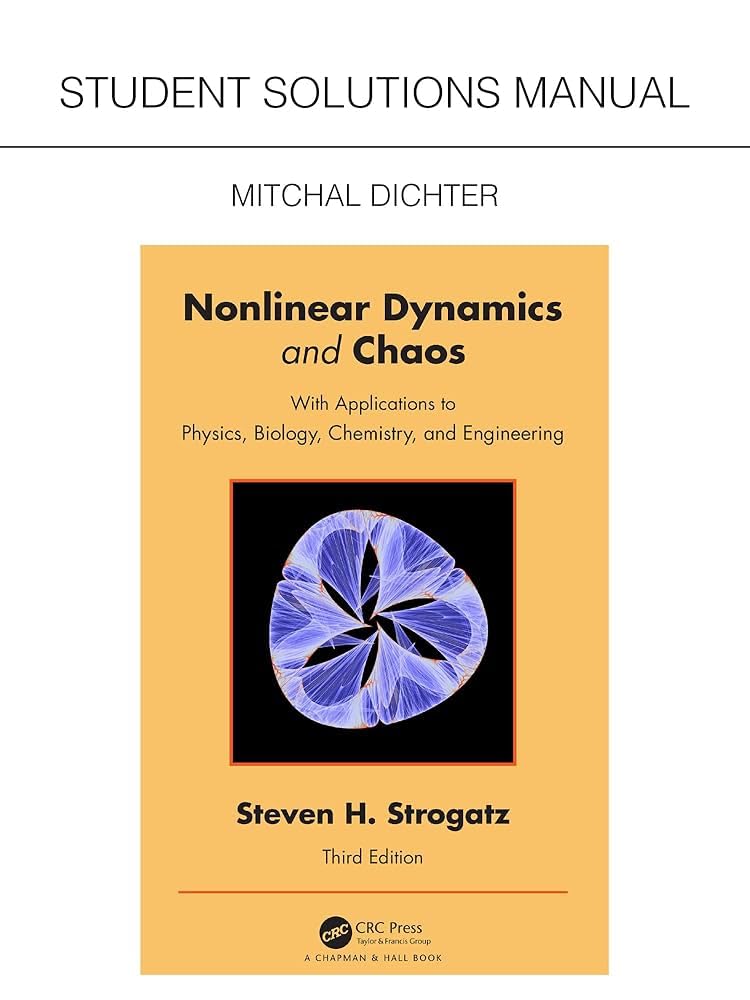 Buy Nonlinear Dynamics and Chaos with Student Solutions Manual — BookShops.in