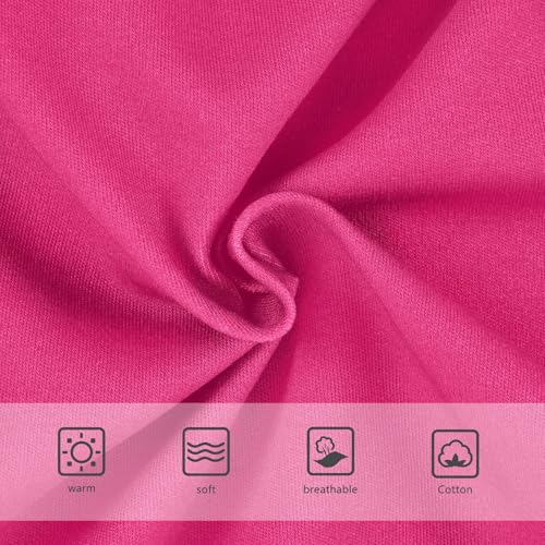 Joisal Toddlers Underwear Floral 2t Cotton Little Girl Panties Flower Briefs Underpants Carmine Red Hotpink3