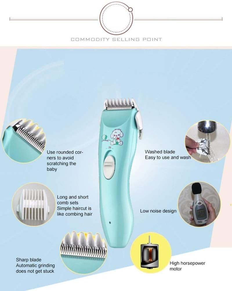 Hair Clipper Shaving Professional Infant Clippers Baby Trimmer Pet Grooming Shaver