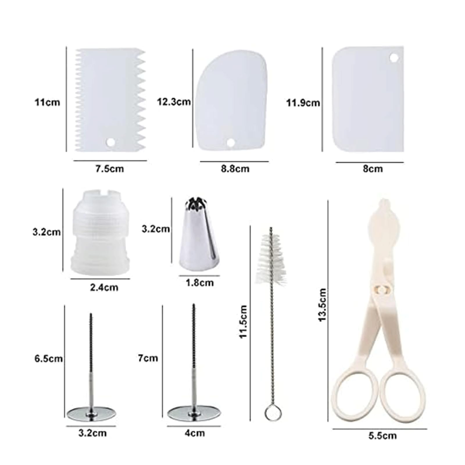 Boquillas para manga pastelera, Kit de plato giratorio de repostería, puntas para tuberías, suministros de decoración de pasteles, herramientas para hornear, accesorios para tuberías de pasteles