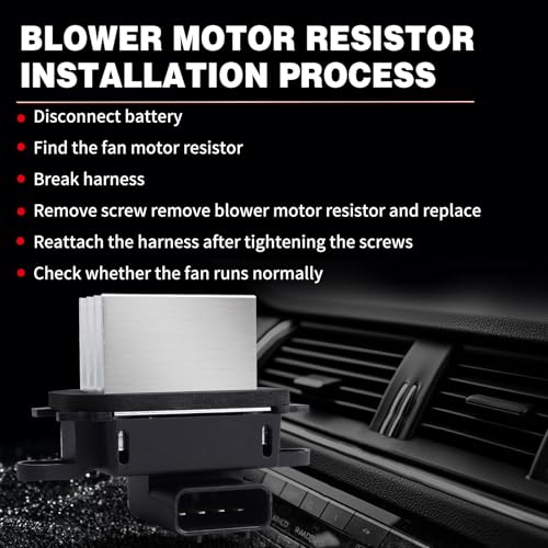 Image of HVAC Blower Motor Resistor AC Blower Control Module kit Compatible with 2009-2014 F-150 & 2009-2017 Expedition & 2009-2017 Navigator Auto Temp Control ,Replace OE BL3Z-19E624-A YH-1829 1PCS