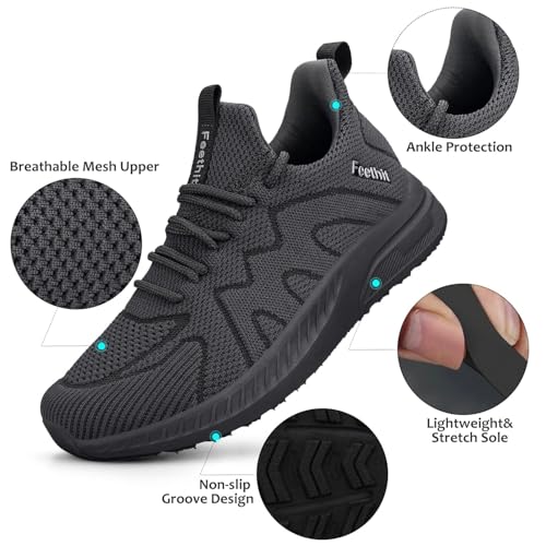 Image of Feethit Womens Running Shoes Lightweight Walking Tennis Shoes Non Slip Comfortable Fashion Sneakers