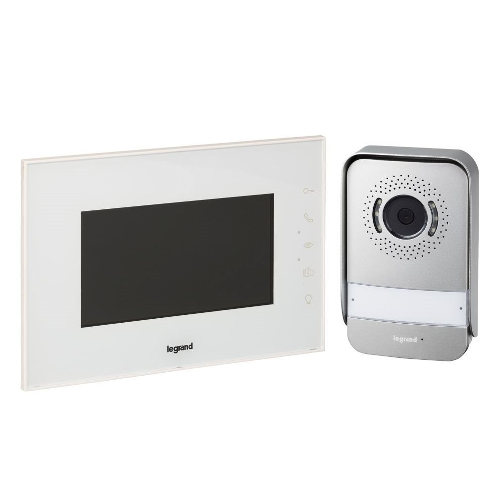 Videoportero Legrand de 2 hilos para evitar puntos ciegos con cámara gran angular 7"