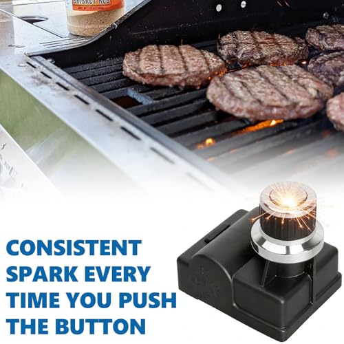 Image of SafBbcue 13478 24633 Grill Igniter Replacement for Monument Grills - Replacement Pulse Igniter with Ignition Button, Corrosion Resistant Easy Install