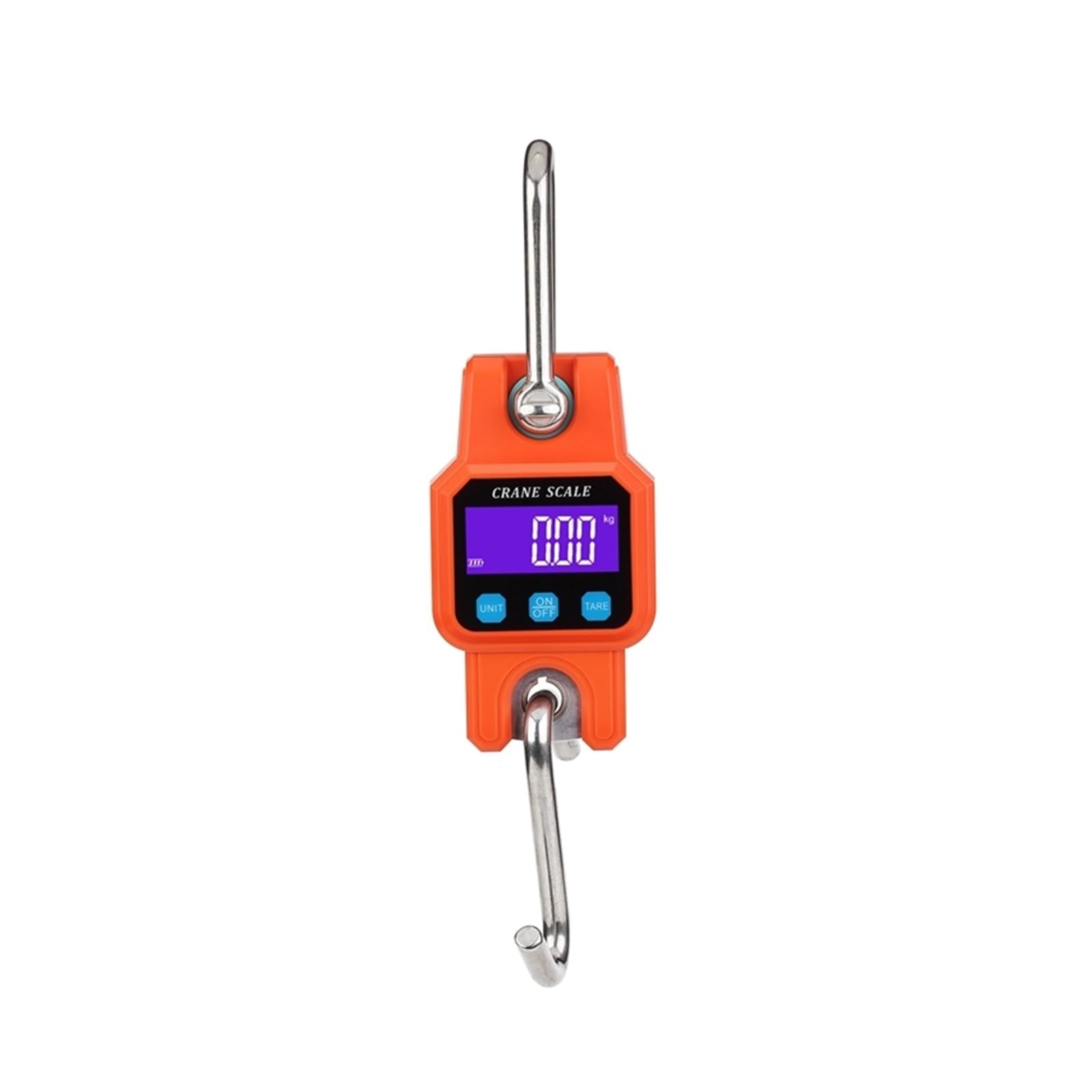 JVDDI Digital Hanging Scale Portable Industrial Crane Scale Rechargeable 300kg/50g Digital Bluetooth Pocket with Backlight Heavy Duty Crane Hook(Oranje)