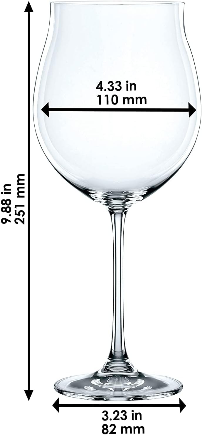 Nachtmann Crystal Pinot Noir Glasses - Set of 4 -9 Nachtmann Crystal Pinot Noir Glasses - Set of 4 -9