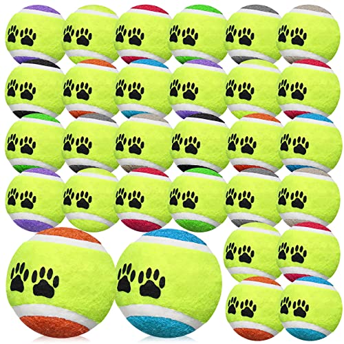 Balles de tennis pour chien de petite moyenne et grande taille : jouets en caoutchouc