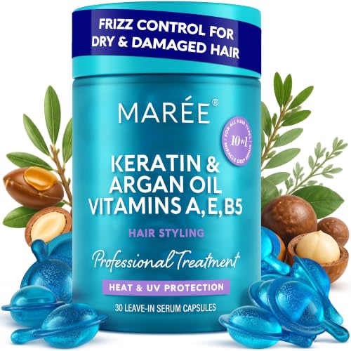 10 Best UV Hair Serums for Dry Hair in 2026: Frizz Control, Shine, and Heat Protection 1 MAREE Keratin & Oil Hair Serum