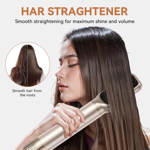 Image of Blow Dryer Brush, 5 in 1 Negative Ion Hair Dryer Brush Set