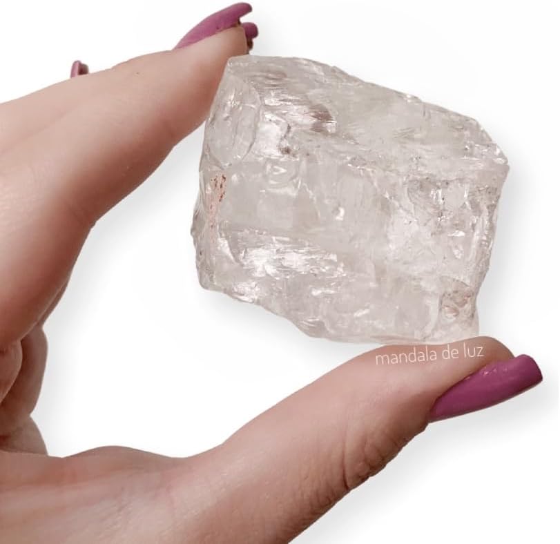 Pedra Quartzo Transparente Bruta Unitária Cristal Natural - G-1