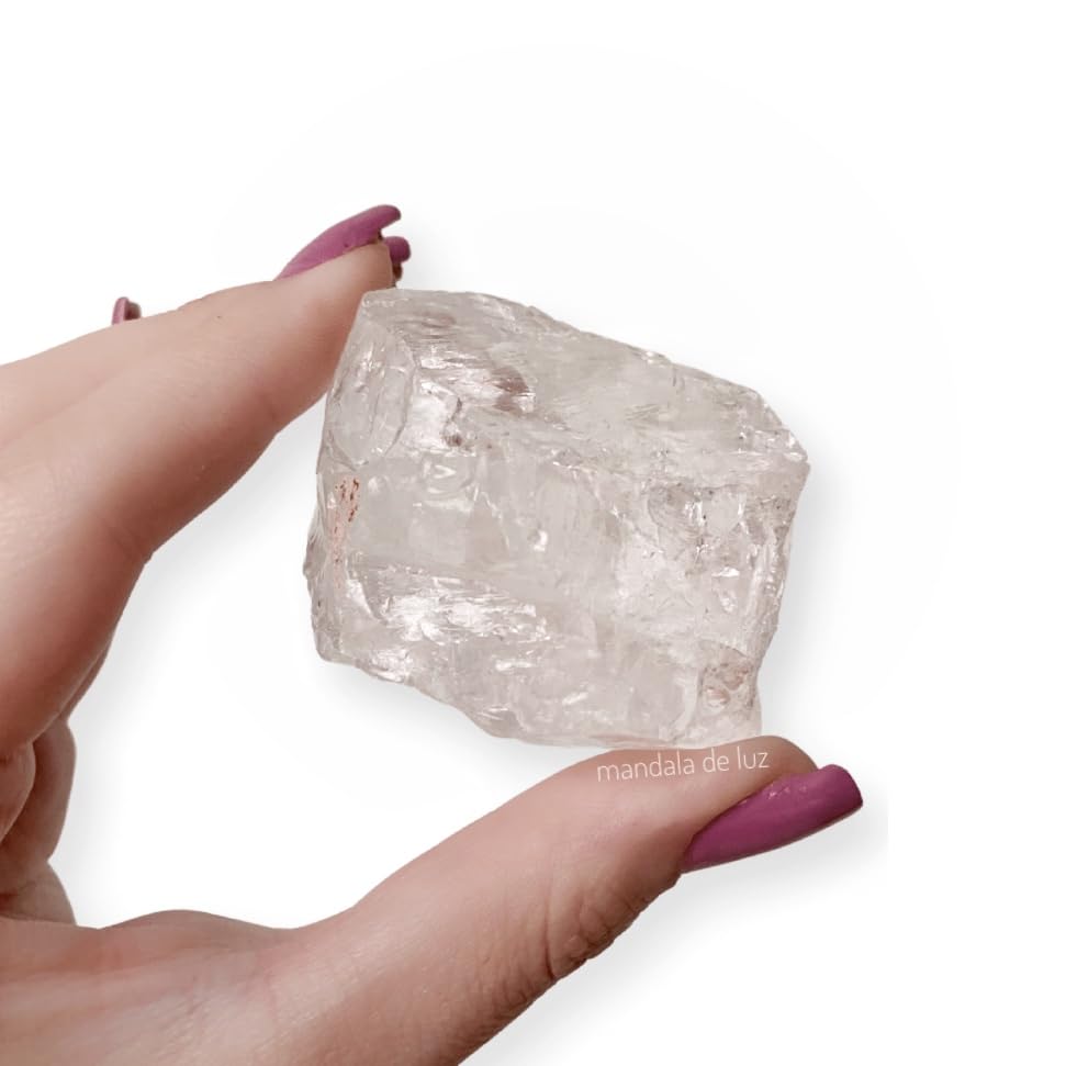 Pedra Quartzo Transparente Bruta Unitária Cristal Natural - G-1