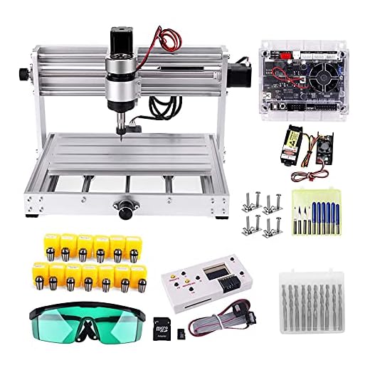 Upgrade CNC 3018Pro Max Graveur med 200 W spindel, Vogvigo 3-axlad kretskortfräsmaskin, GRBL Control träfräs, DIY CNC maskin med offline-styrning (10W)