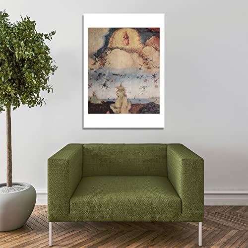 Grande affiche encadrée Falling From Heaven de Bosch pour créer une décoration murale galerie