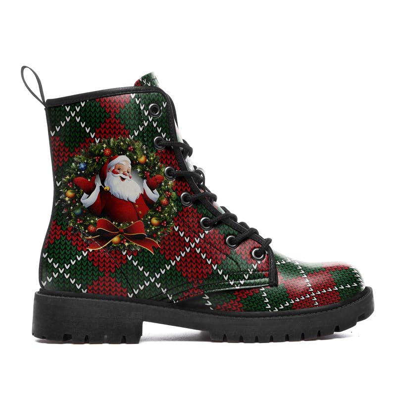 Unisex Christmas High Top Snow Boots Festive Holiday Shoes EVA Insole Non Slip Fashion Ankle Boots for Men Women Kids2
