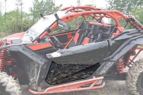 Lower Doors Kit For Can-Am X3 Max, Sautvs Lower Door Inserts Panels With Built-In Metal Frame For Can Am Maverick X3 Max Rs Ds 2017-2023 Accessories (4 Doors, Front & Rear) #TOP4