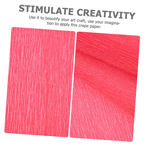 Coheali 1 Roll Pink Decor Black Bouquet Paper White Floral Wrapping Paper Crepe Paper Streamer Pastel Crepe Paper Crepe Paper Roll Crepe Paper Set Making Tools Materials Curled Paper Fold #TOP4