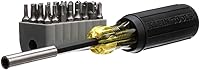 Vista 9 de Klein Tools 32510 Destornillador magnético de puntas múltiples con puntas resistentes Torx, hexagonal, llave inglesa, de tres alas, Torq y tuerca a