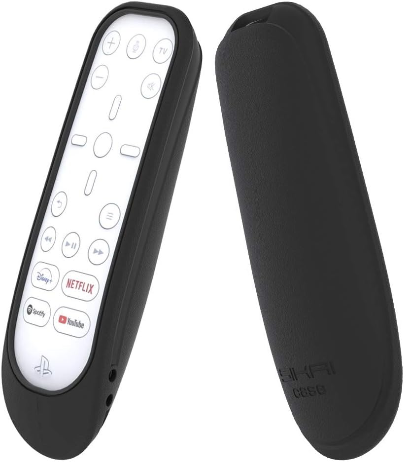 TMG Silicone Cover for PS5 Media Remote, Protective Skin for PS5 Media Remote, Shockproof Anti-Slip Skin for Ps5 Media Remote, Skin-Friendly, Anti-Lost with Remote Loop (Black) (B0CJFQQ7SS) Amazon Price History, Amazon Price Tracker
