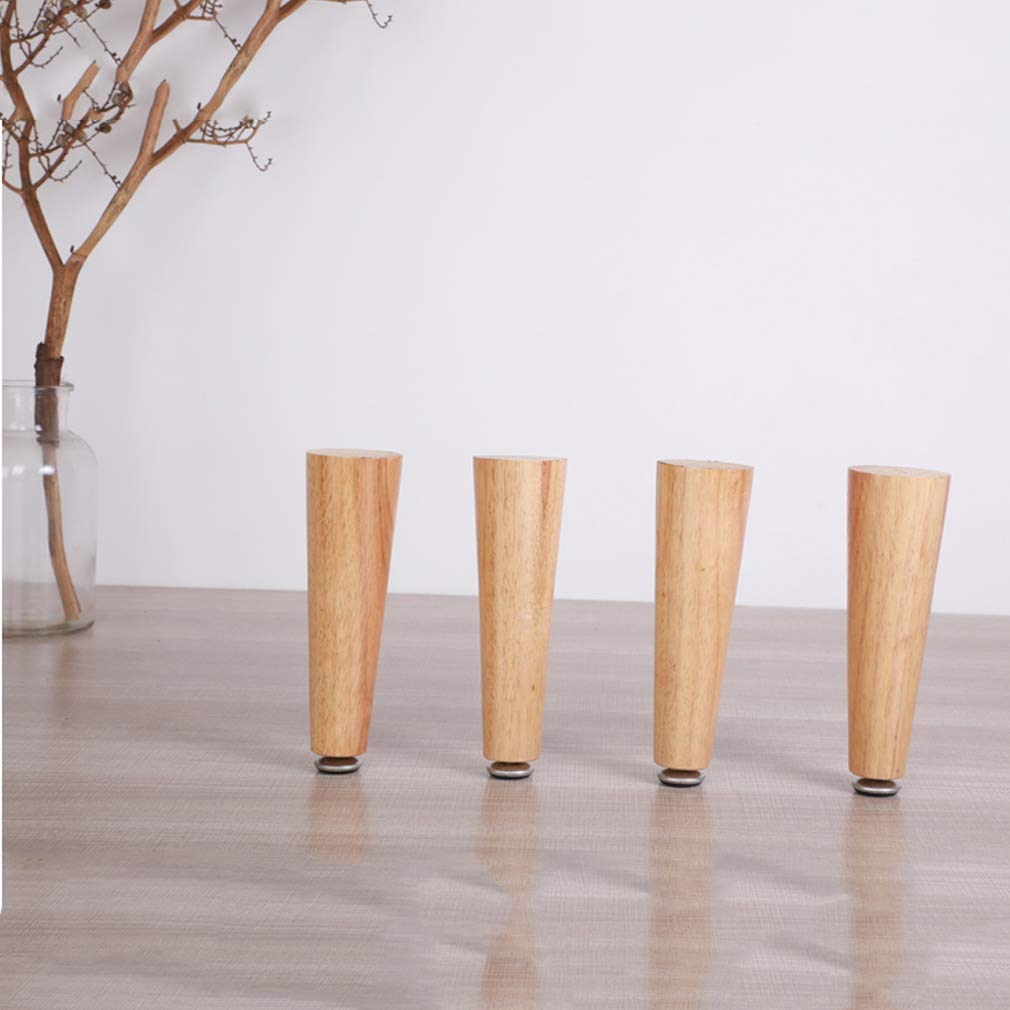Elegante eiken Trapeze tafelpoot (SET) 6x10cm, 95cm breed, 72 cm hoog