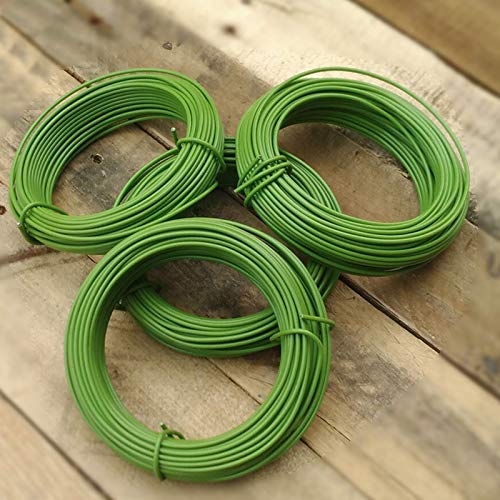 VIMOA Garden Twine Bonsai Training Wire 65 Feet 2mm Garden Twist Tie for Tomato Plants, Climbing Roses, Vines, Cucumbers, Squash and Wrapping Cords