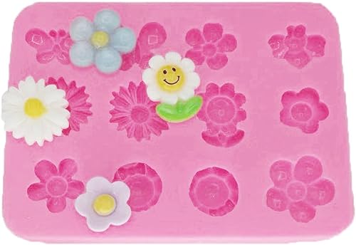 Vista 18 de Molde de jabón de silicona con forma de flor de rosa 3D en 3D, molde de pastel de chocolate, hecho a mano, decoración de fondant, herramientas