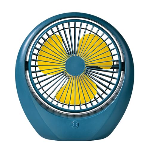 Ventilador USB de escritorio recargable con 3 velocidades de refrigeración 2