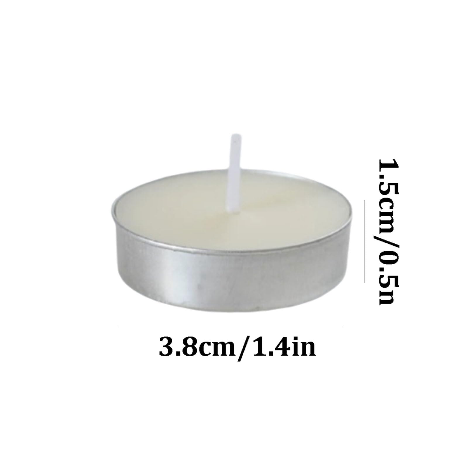 Exquisito Velas de aluminio hechas con ghee vegetal Natural, velas en tarro sin perfume for vacaciones en casa, relajación y Spa, 30 Uds. meloso(Blu)