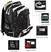 YOREPEK Laptop Backpack Travel Backpack, Black