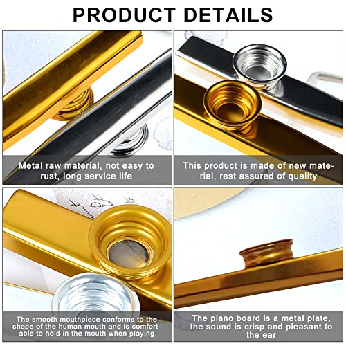 Kazoo, Kazoo Instrument, Cazou, Kazoo Enfant, Kazoo Métal, Kazoo pour Enfants Cadeau Accompagnement Instrumental, 2… - Les Beatles, Paul McCartney, John Lennon, RIngo Starr, George Harrison Kazoo, Kazoo Instrument, Cazou, Kazoo Enfant, Kazoo Métal, Kazoo pour Enfants Cadeau Accompagnement Instrumental, 2… – Image 5