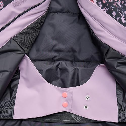 Image of Quiksilver Girls' Heavyweight Ski Snow Hooded Jacket, Insulated & Waterproof