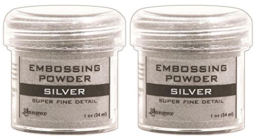Ranger Embossing Powder - Silver - 2 pack