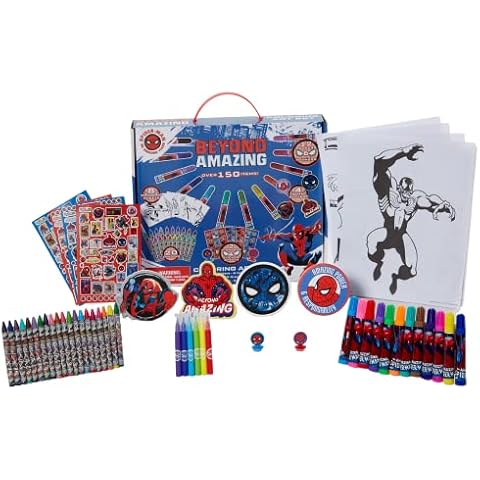 Marvel Avengers Spiderman Coloring Art Set for Kids Cover