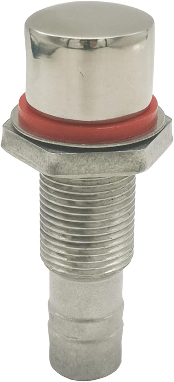 Boat Fuel Vent 5/8 Inch Gas Tank Vent Flush Mount with Gasket Marine Grade 316 Stainless Steel : Sports & Outdoors