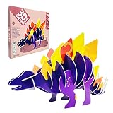 EACHHAHA Puzzles 3D pour Enfants,35 pièces,pour 3 ANS,stégosaure,dinosaure,Cadeau de garçon