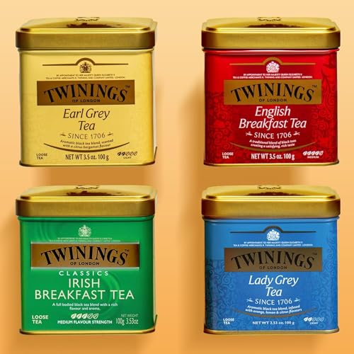 Image of Twinings Earl Grey Loose Black Tea Tin, 3.53 Ounce Tin (Pack of 1)