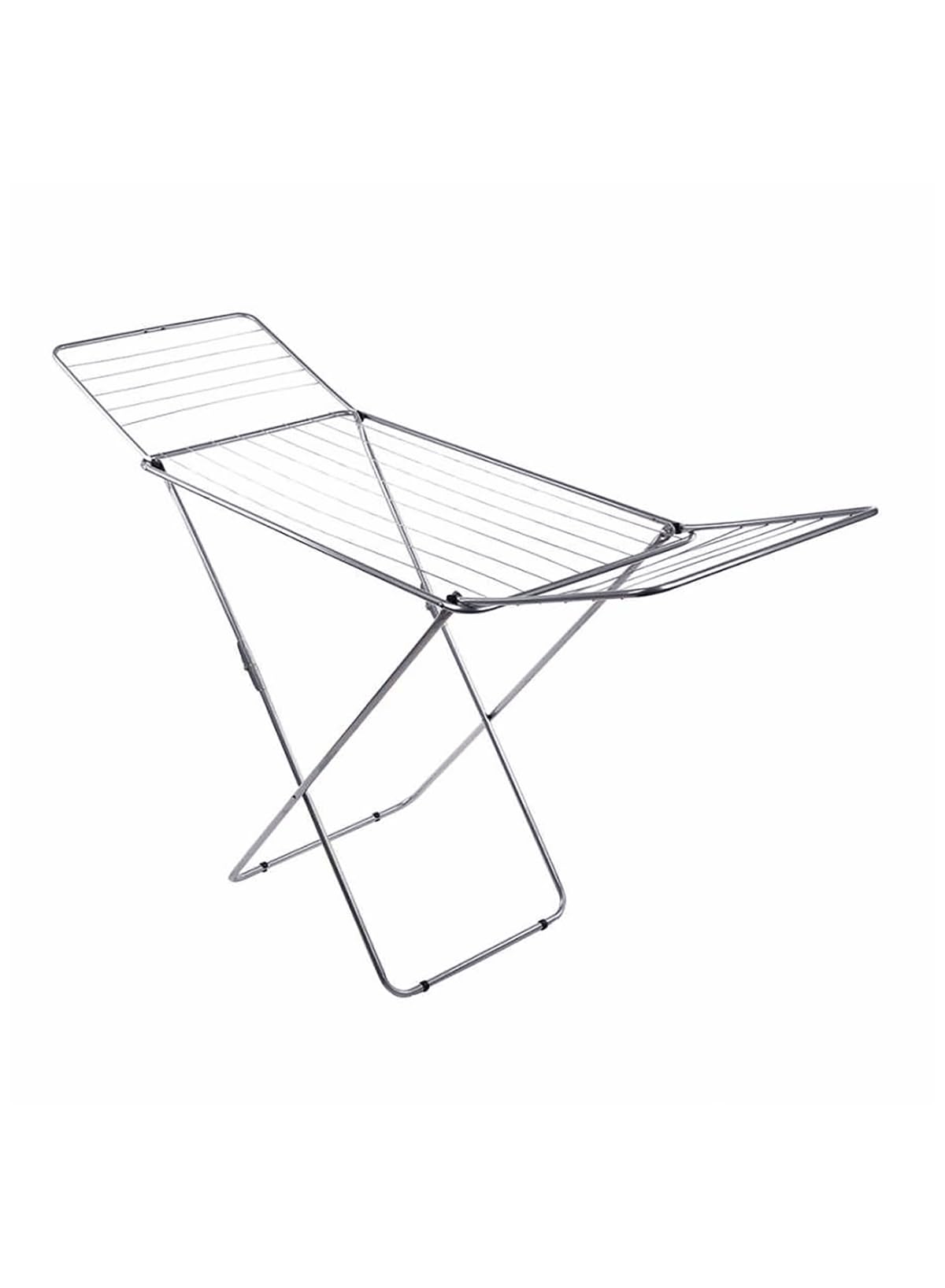 Cuisine Art VERA Clothes Dryer 18M - Foldable Drying Rack with Silver Frame | 180cm x 50cm x 108.5cm Silver-coated Metallic finish