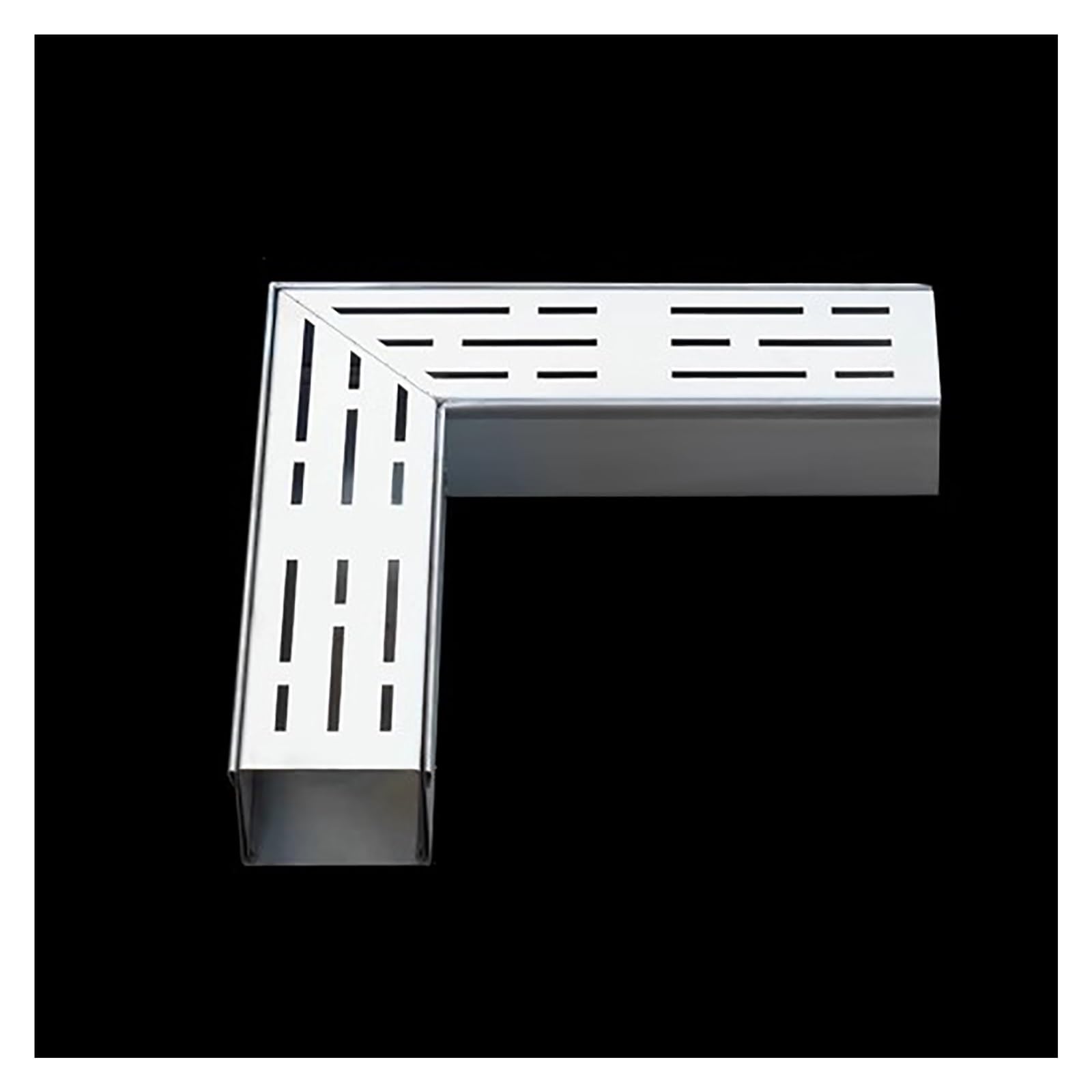 Scarico lineare Sottile in Acciaio Inox per Pavimento - Canale di Scarico con griglia per Uso Esterno/Interno in Giardino, Doccia, Piscina e Altro Ancora
