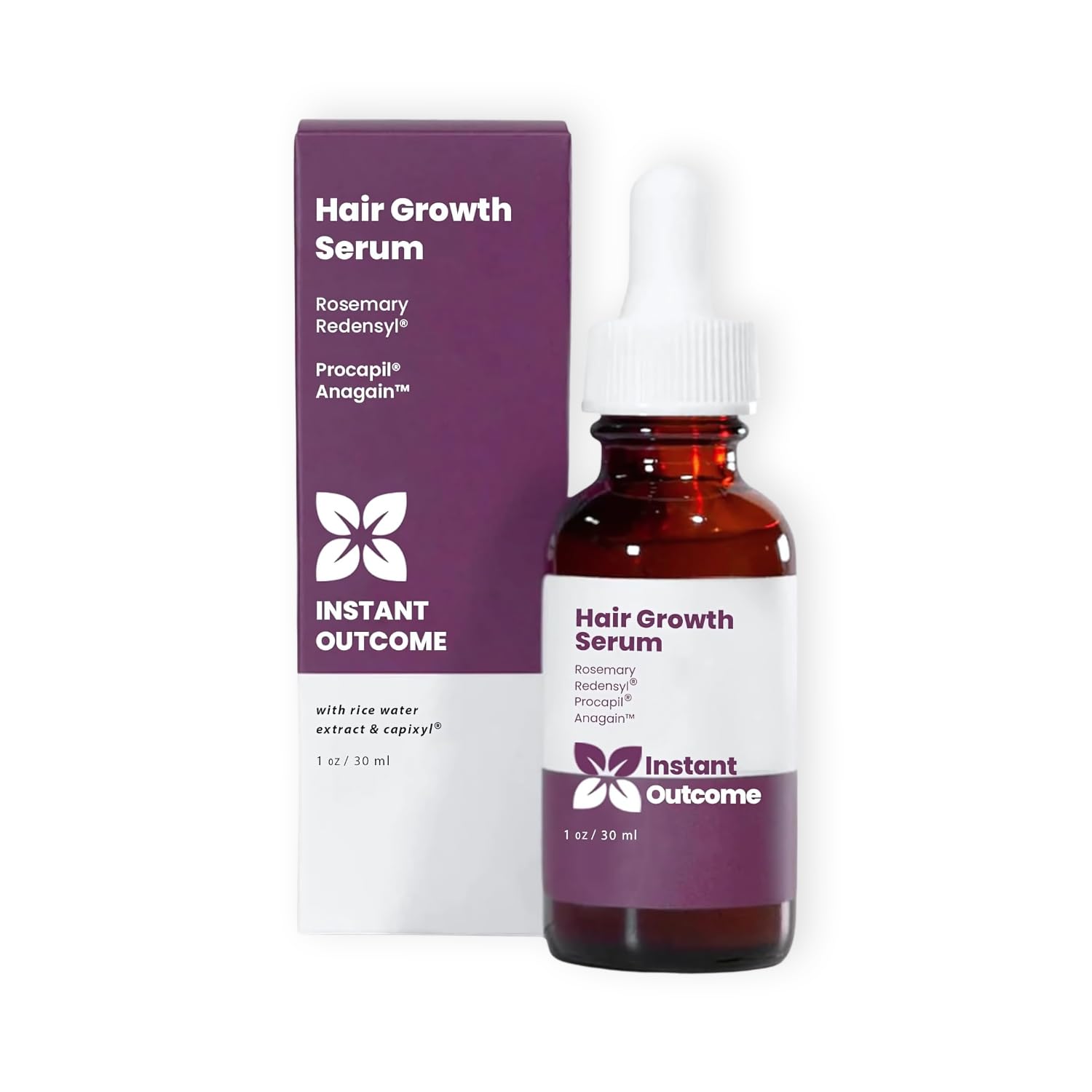 Instant Outcome Hair Growth Serum - Redensyl 3%, Anagain 6%, Baicapil 4%, Capilia Longa 1% | Hair Fall Control & Regrowth | Women & Men | Rosemary + Biotin | 30mL-picture-19