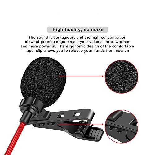 Microphone 3.5mm pour smartphone idéal pour interviews et vlogs
