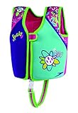 Speedo Kids' UPF 50+ Begin to Swim Printed Neoprene Swim Vest, Aqua, Medium