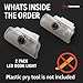 USARemote 2PCS LED Logo Projector Door Lights – Welcome Courtesy Puddle Lamps Replacement for Q50 Q60 Q70 FX35 G37 M37 – Easy Install, No Drilling, No Pry Tool Included