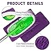 Microfiber Mop Pads,8Pcs Purple Reusable Mop Pads Compatible with Swiffer Sweeper,Dry Flat mop Cover & Washable Wet Pads Refill for Floor Cleaning