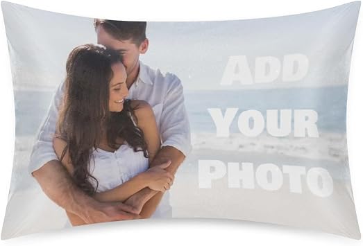 Custom Pillowcase, Personalized Silky Satin Pillowcase 1 Piece, Pillowcase with Zipper Suitable for Bedroom Bed Sleeping 1 Photos