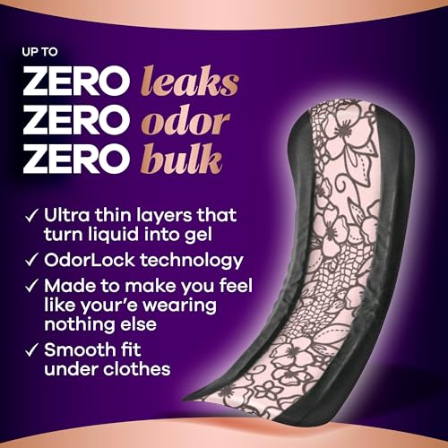 Always Discreet Boutique Incontinence Pads, for Bladder Leaks, Moderate Absorbency, Regular Length, 144 Count (3 Packs of 48) - image 2